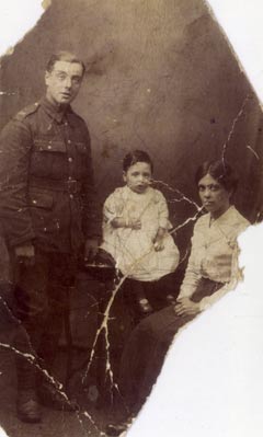 Charles & Ada Pamment with son Eric c1918