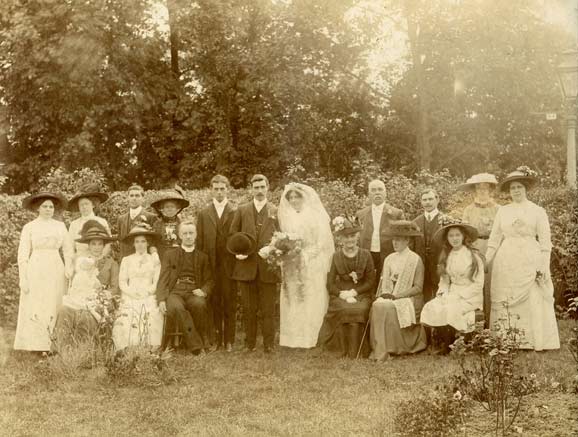 Constance Taylor and Ernest Wood marriage 1913