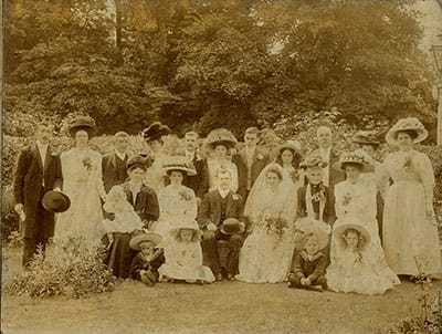 Alice Taylor and George Randall marriage 1910