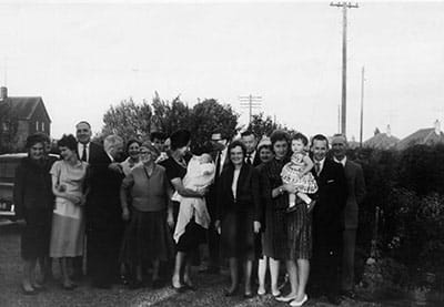 Ada Florence at Sharon's christening 1962