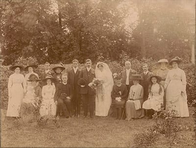 Ernest Wood and Constance Taylor marriage 1913