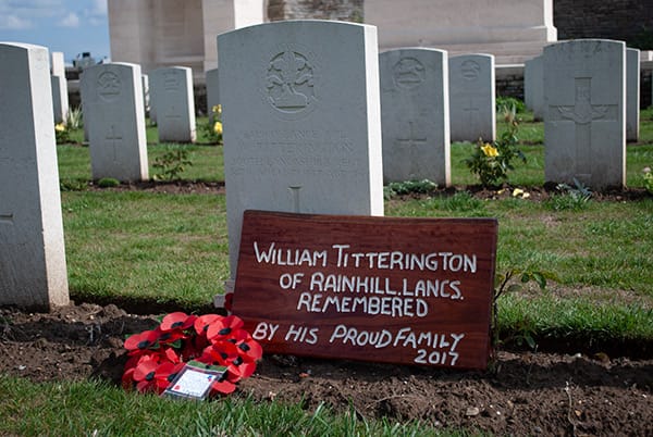 William Titterington's grave